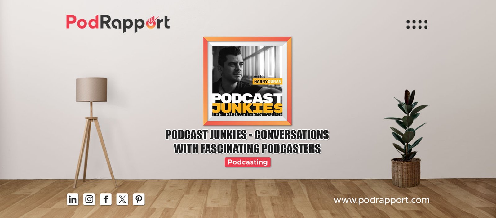Podcast Junkies - Conversations with Fascinating Podcasters